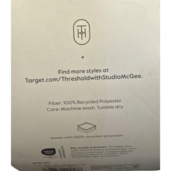 Threshold Cream Throw Studio McGee 50" x 60" Wrap Up & Stay Warm - Picture 4 of 5